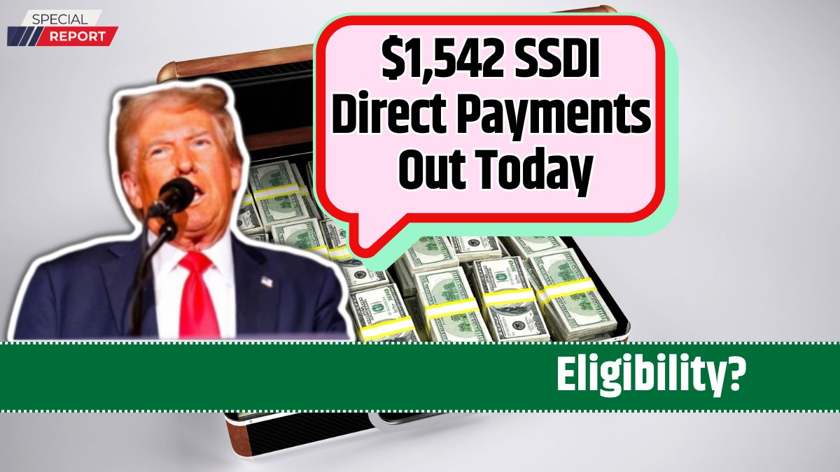 $1,542 SSDI Direct Payments Out Today