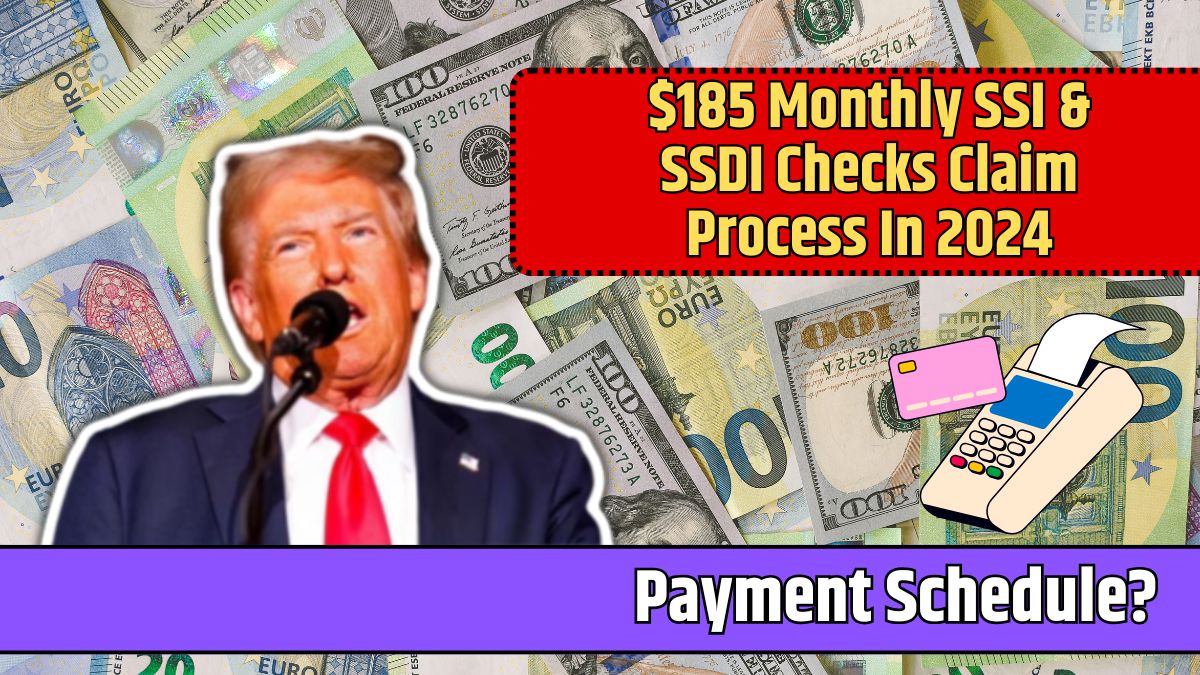 $185 Monthly SSI & SSDI Checks Claim Process In 2024