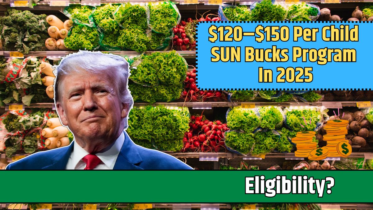 $120–$150 Per Child SUN Bucks Program In 2025