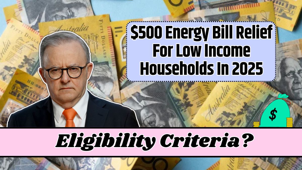 $500 Energy Bill Relief For Low Income Households In 2025