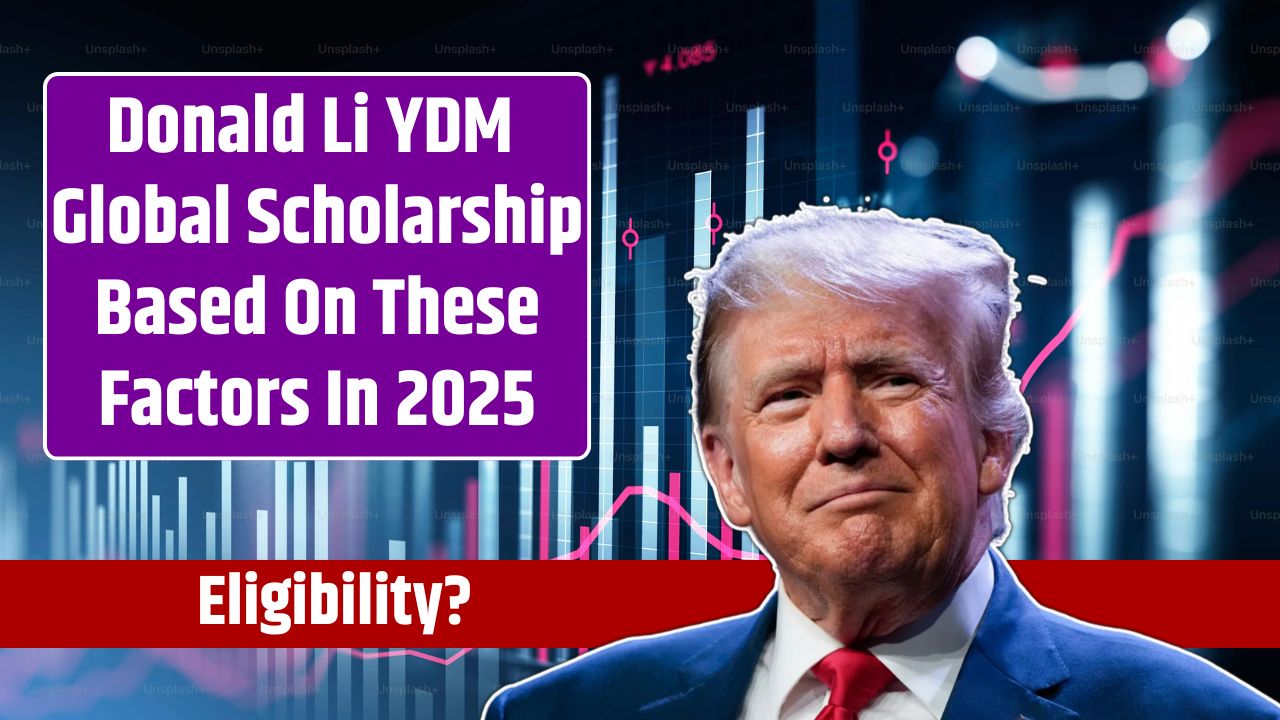 Donald Li YDM Global Scholarship Based On These Factors In 2025