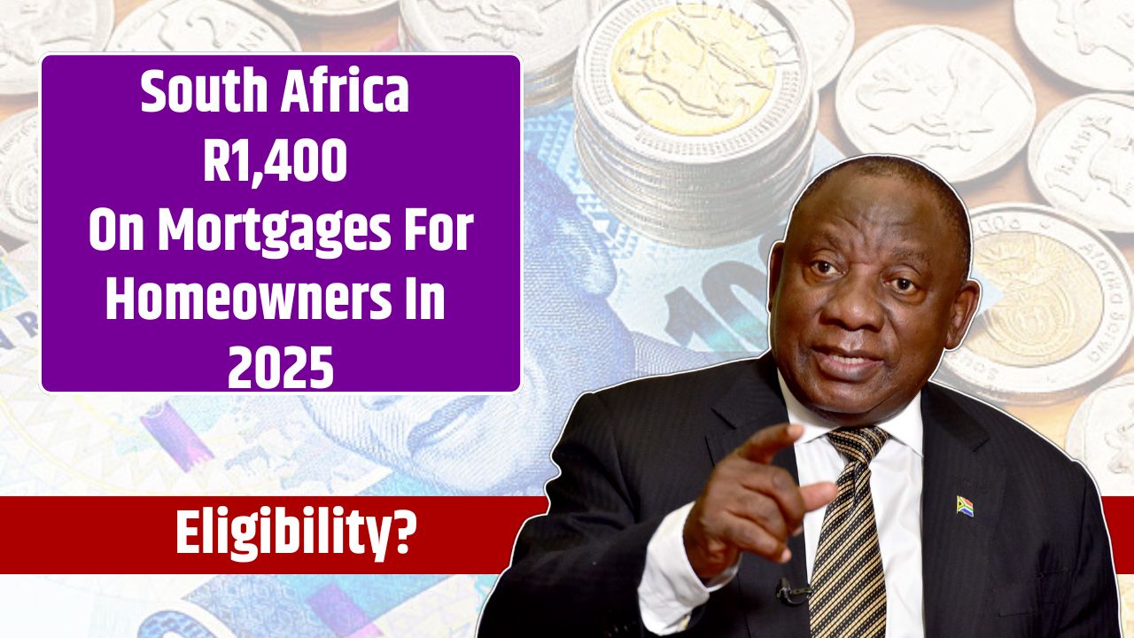 South Africa R1,400 On Mortgages For Homeowners In 2025